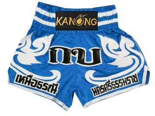 Personalizace Muay Thai Trenky : KNSCUST-1192 Nebesky modrá